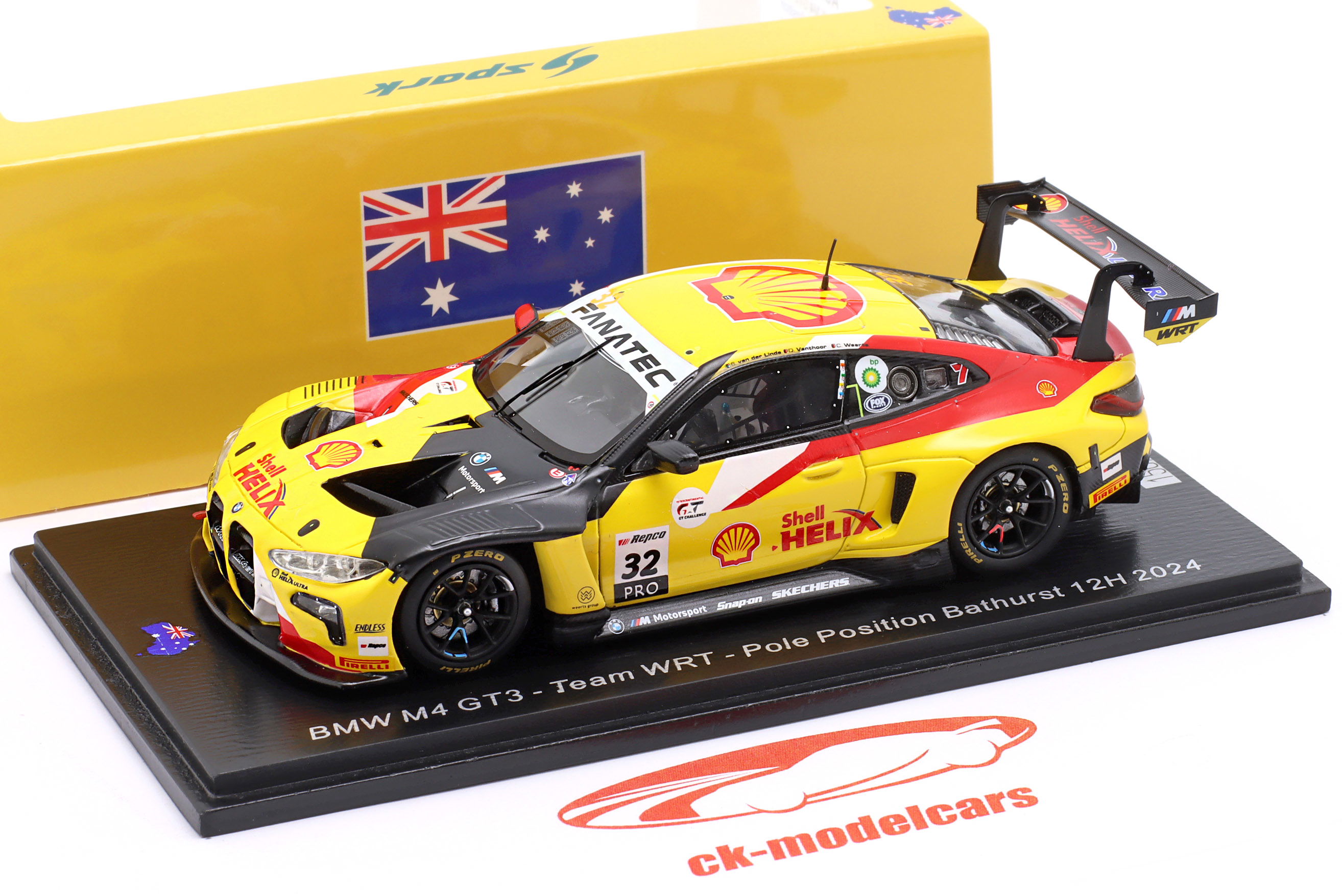 Spark 1:43 BMW M4 GT3 #32 12h Bathurst 2024 Weerts, Vanthoor, van