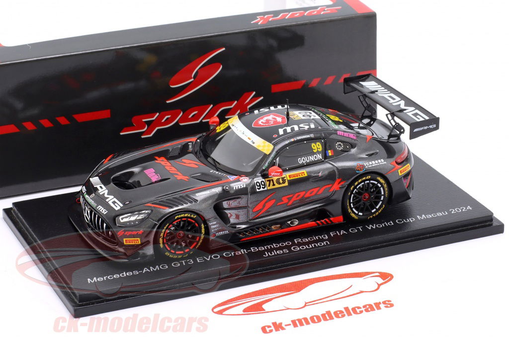 Spark 1:43 Mercedes-Benz AMG GT3 #99 FIA GT World Cup Macau 2024
