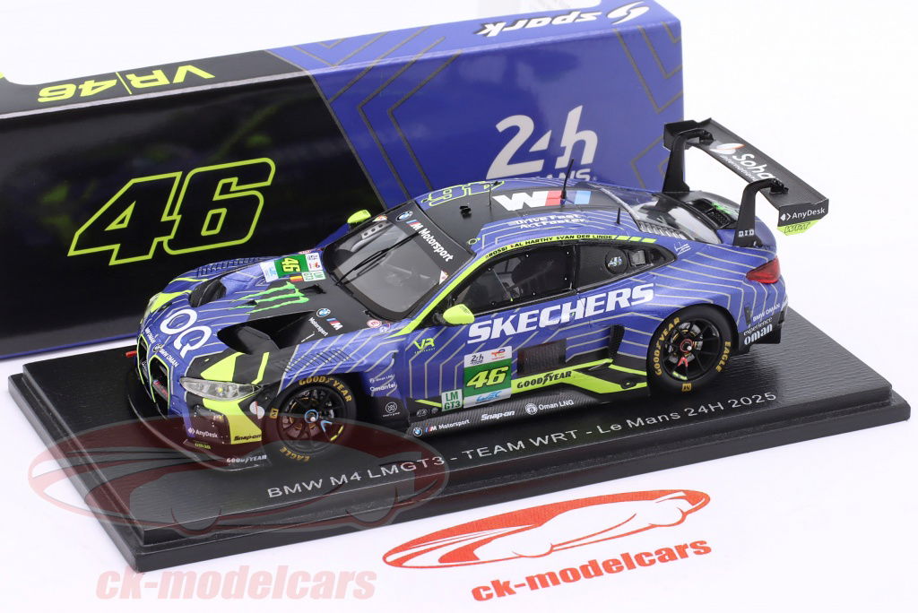 Spark 1:43 BMW M4 GT3 #46 24h LeMans 2025 Al Harthy, Rossi, van