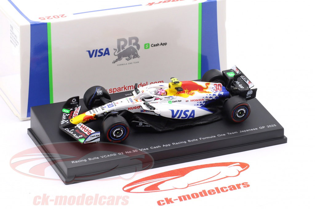 Spark 1:64 Liam Lawson VCARB 02 #30 Japan GP Formula 1 2025 Y438