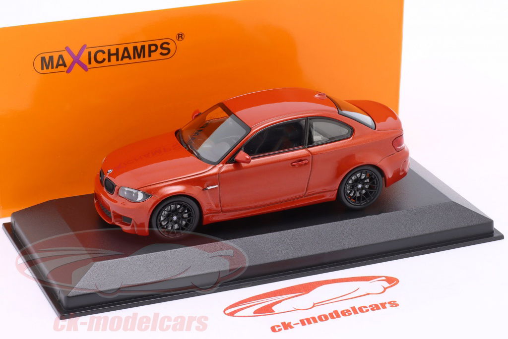 Minichamps 1:43 BMW Series 1 M Coupe year 2011 orange metallic