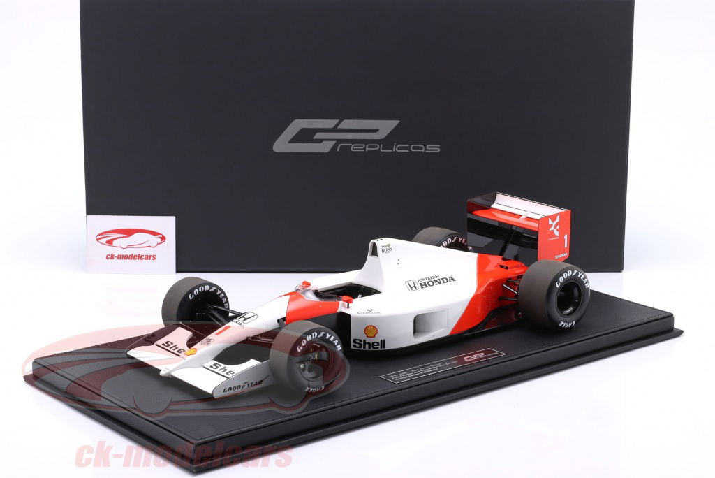 GP Replicas 1:12 Ayrton Senna McLaren MP4/6 #1 勝者 Monaco GP 式 1