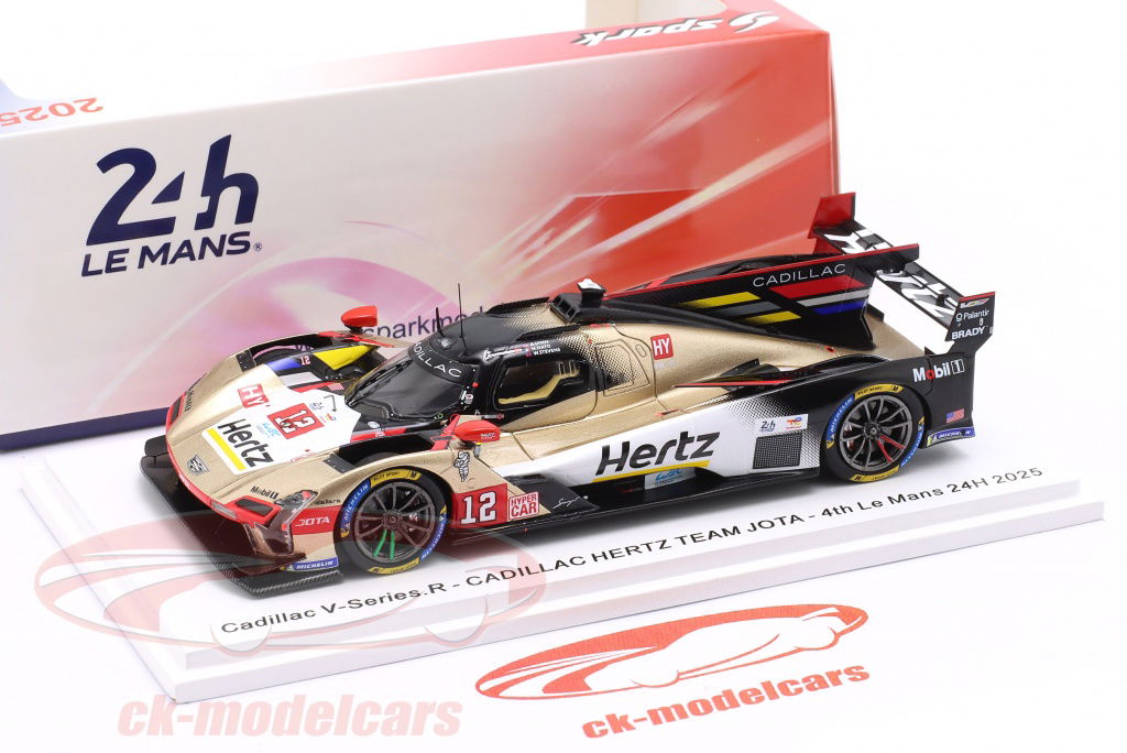 Spark 1:43 Cadillac V-Series.R #12 4th 24h LeMans 2025 Cadillac
