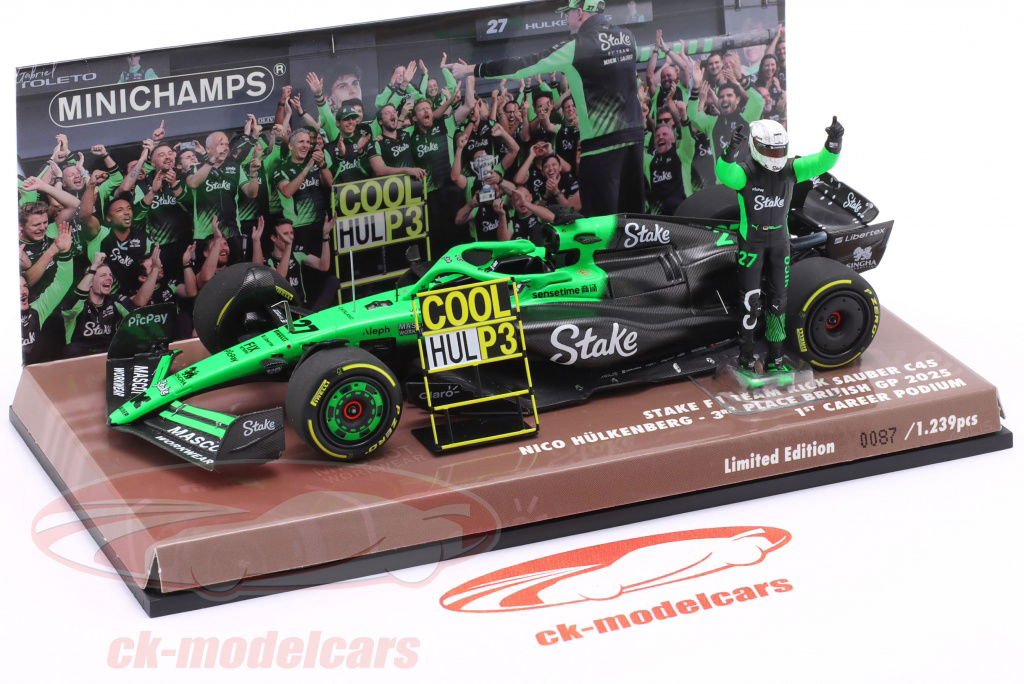 Minichamps 1:43 Nico Hülkenberg C45 #27 3rd British GP 式 1 2025