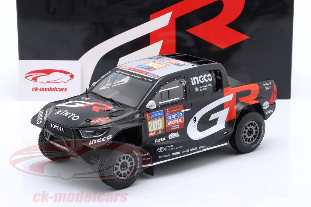 1:18 ixo トヨタ GR DKR ハイラックス Evo T1U ダカールラリー 2024