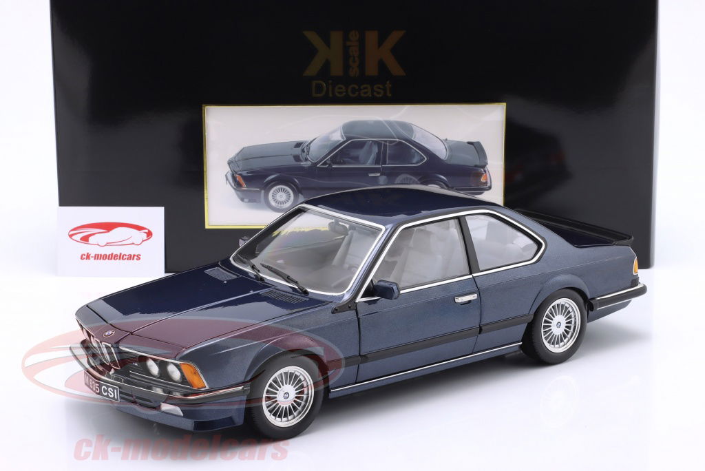 KK-Scale 1:12 BMW M635 CSI with Alpina rims Year 1987 dark blue
