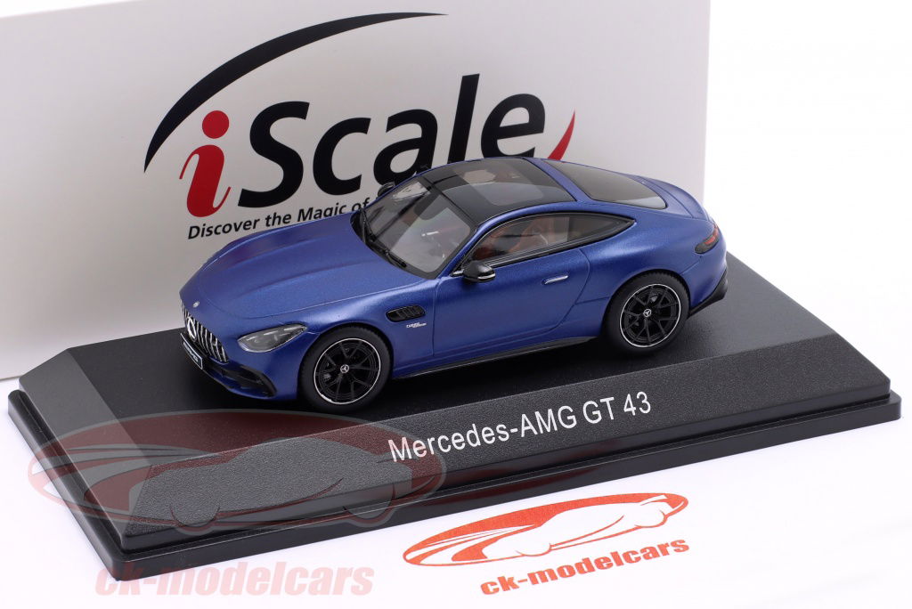 iScale 1:43 Mercedes-Benz AMG GT43 Year 2023 matte blue