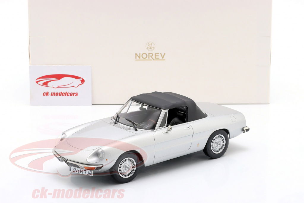 Norev 1:43 Alfa Romeo 2000 Spider year 1973 silver metallic 1:18