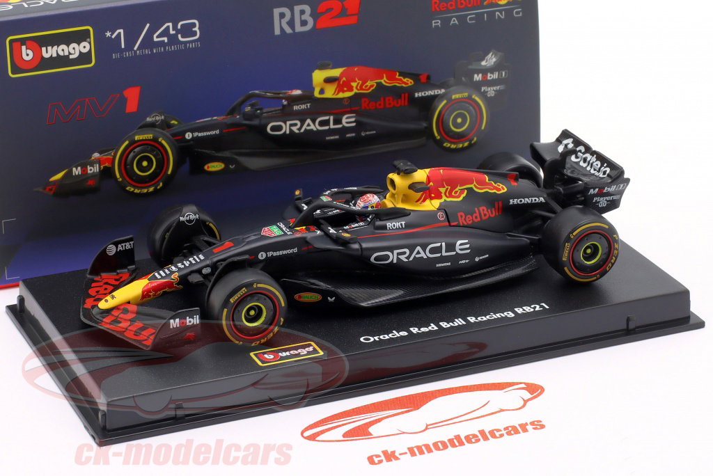 Bburago 1:43 Max Verstappen Red Bull RB21 #1 式 1 2025 18-38234 #1