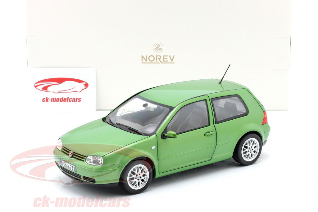 Norev 1:18 Volkswagen VW Golf IV GTI year 1998 cosmic green