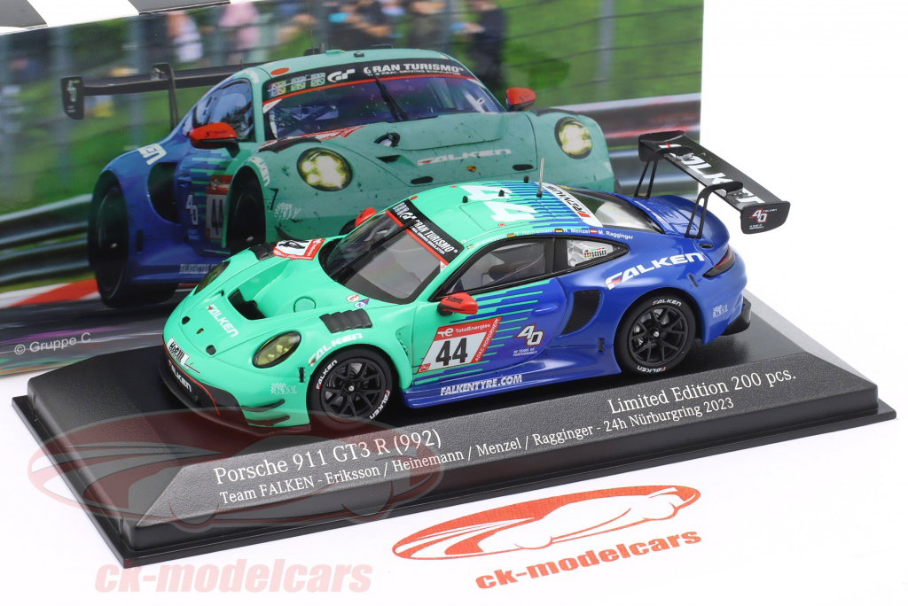 Minichamps 1:43 Porsche 911 GT3 R #44 24h Nürburgring 2023 Falken