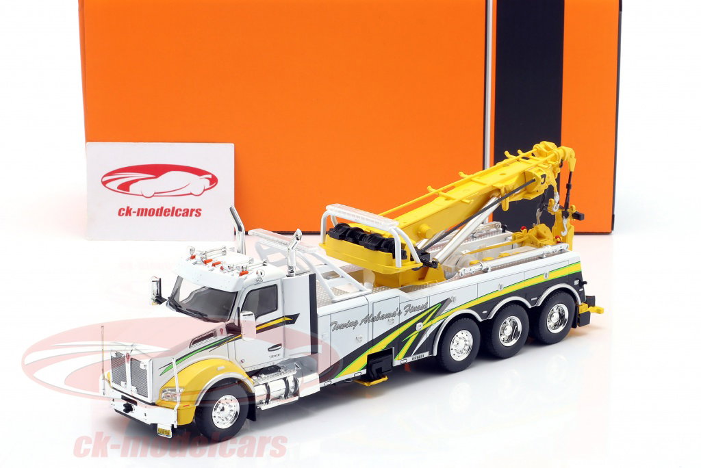 Ixo 1:43 Kenworth T880 レッカー車 建設年 2018 白 / 黄色 TTR037.22