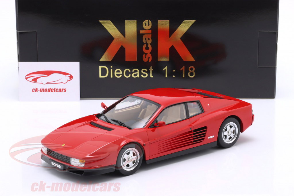 KK-Scale 1:18 Ferrari Testarossa year 1986 red KKDC180516 model