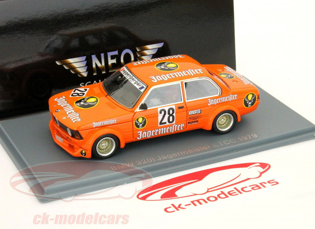 Neo BMW 320i ETCC イエガーマイスター Neo 1:43 BMW 320i #28 Jägermeister ETCC 1979 NEO45226 model
