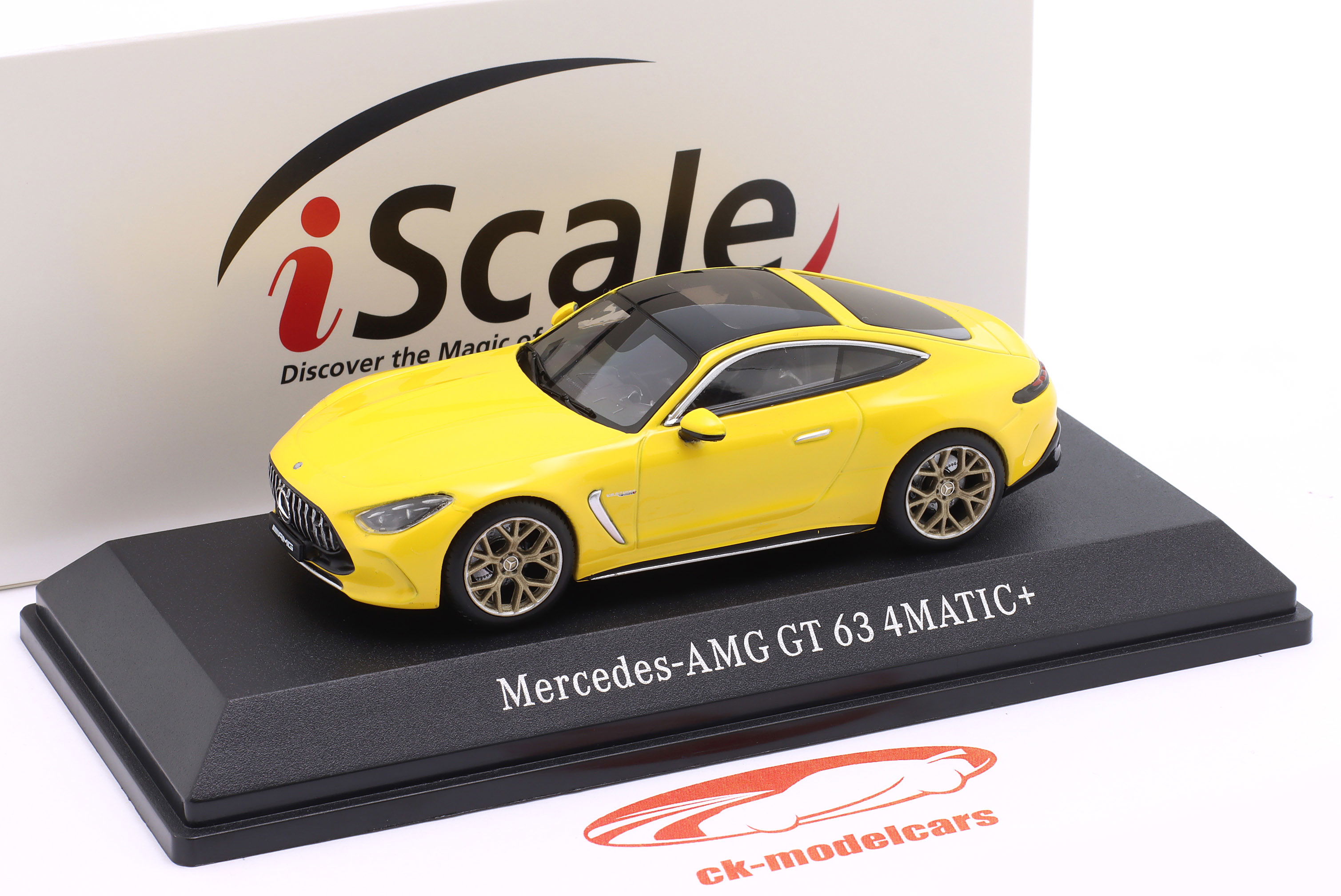 iScale 1:43 Mercedes-Benz AMG GT 63 4Matic+ year 2023 yellow