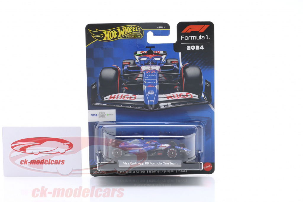 HotWheels 1:64 Yuki Tsunoda RB VCARB 01 #22 Formula 1 2024 JBM14