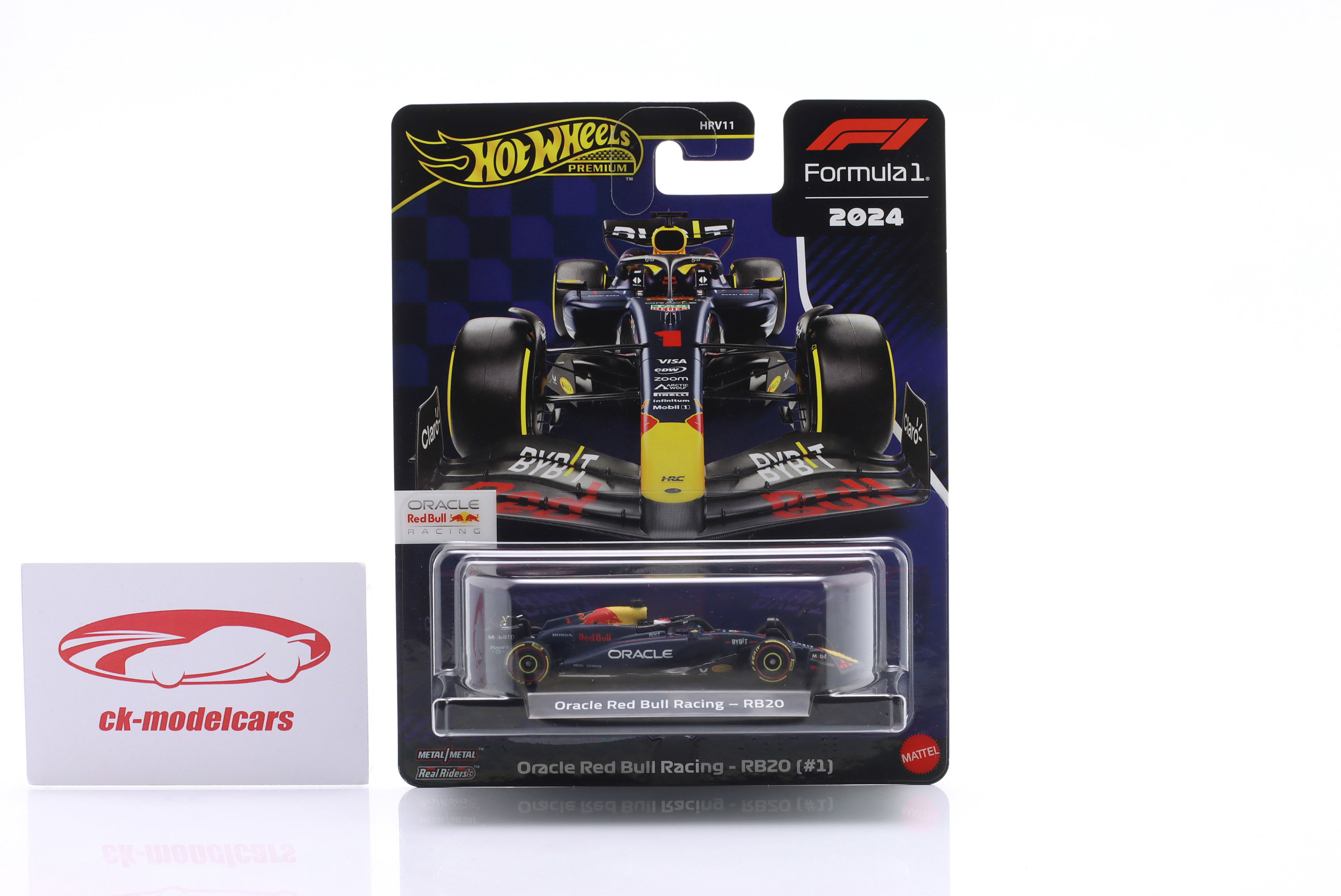 HotWheels 1:64 Max Verstappen Red Bull RB20 #1 Formula 1 World