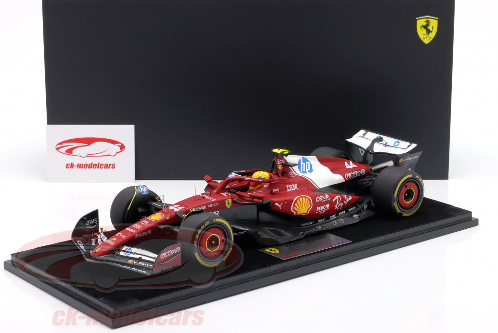 LookSmart 1:18 L. Hamilton Ferrari SF-25 #44 勝者 Sprint 中国 GP