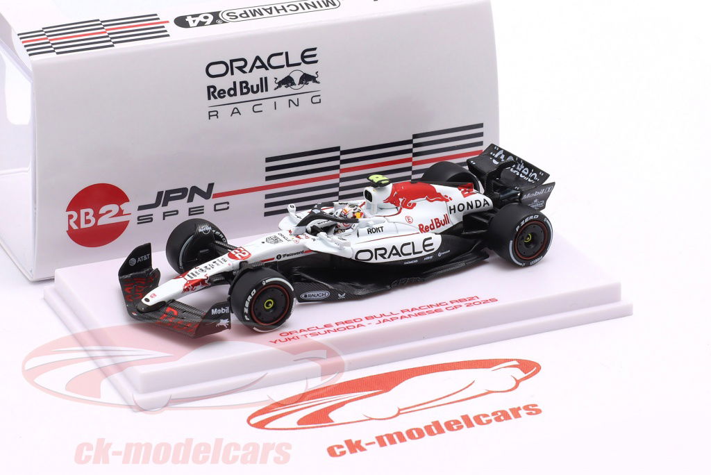 Minichamps 1:64 Yuki Tsunoda RB21 #22 日本 GP 式 1 2025 640250322