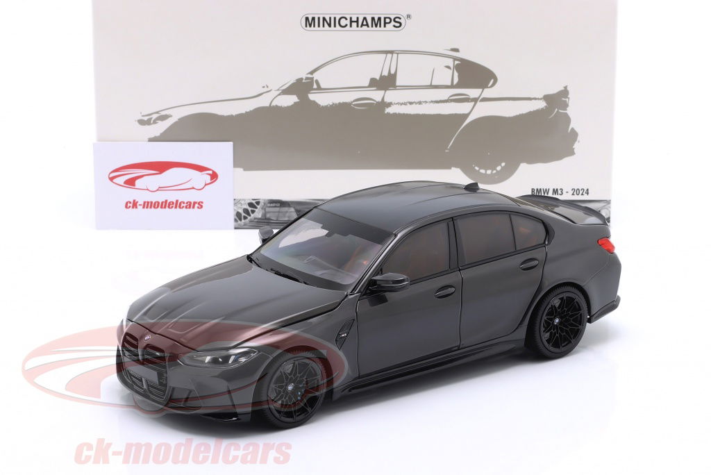 Minichamps 1:18 BMW M3 Year 2024 grey metallic 110020221 model car