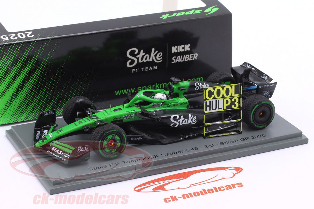 Spark 1:43 Nico Hülkenberg Kick Sauber C45 #27 3rd イギリス GP 式