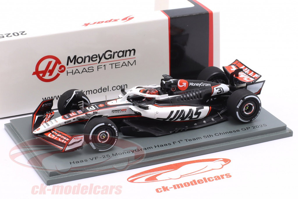 Spark 1:43 Esteban Ocon Haas VF-25 #31 5th China GP Formula 1 2025