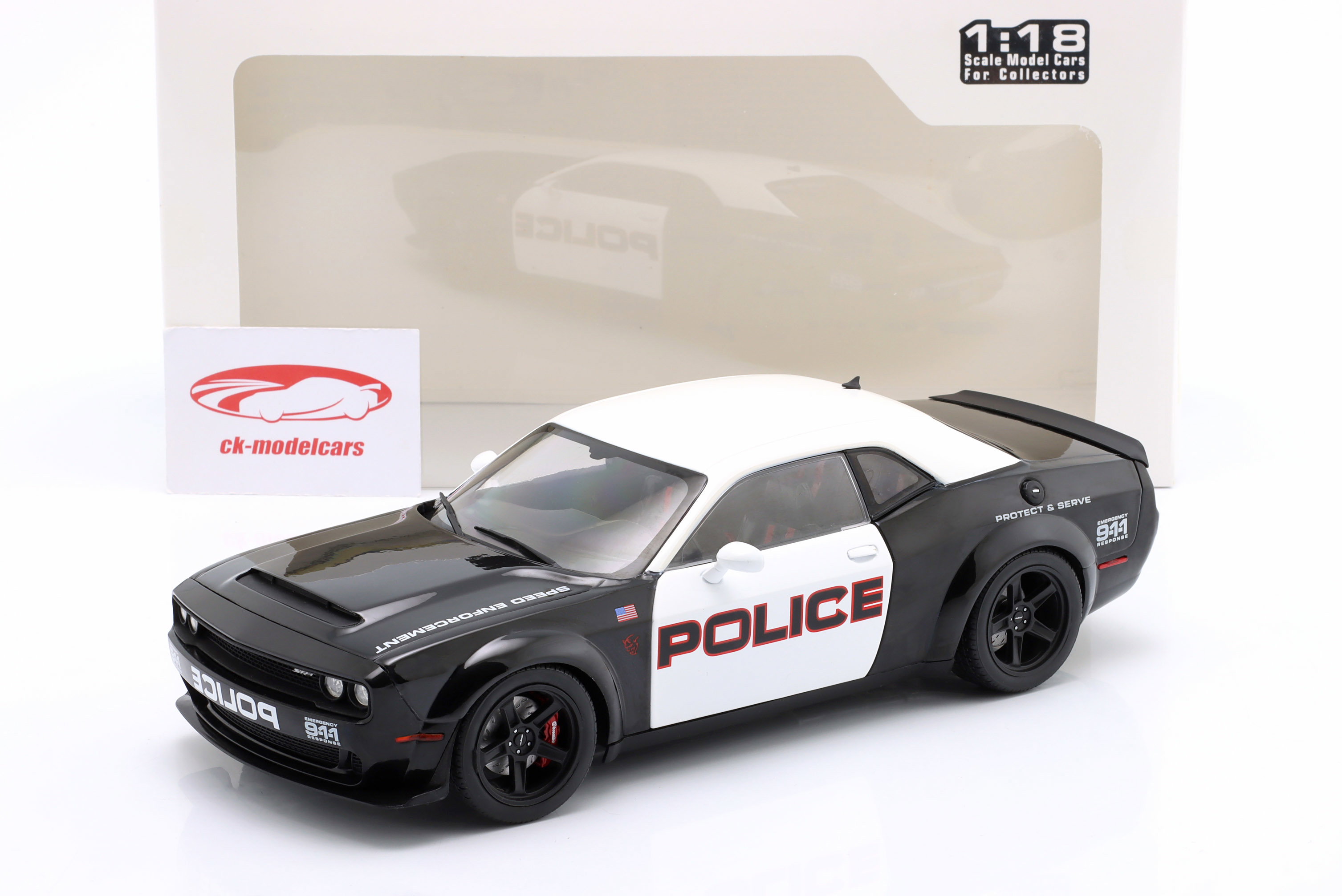 Solido Prestige 8158 1/18 – Ford Berline Police Washington 1949, Noire, Collection