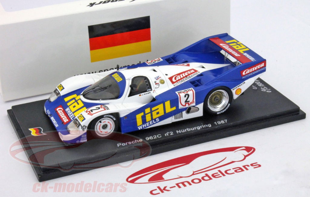Spark 1:43 Porsche 962C #2 Supercup Nurburgring Jochen Mass