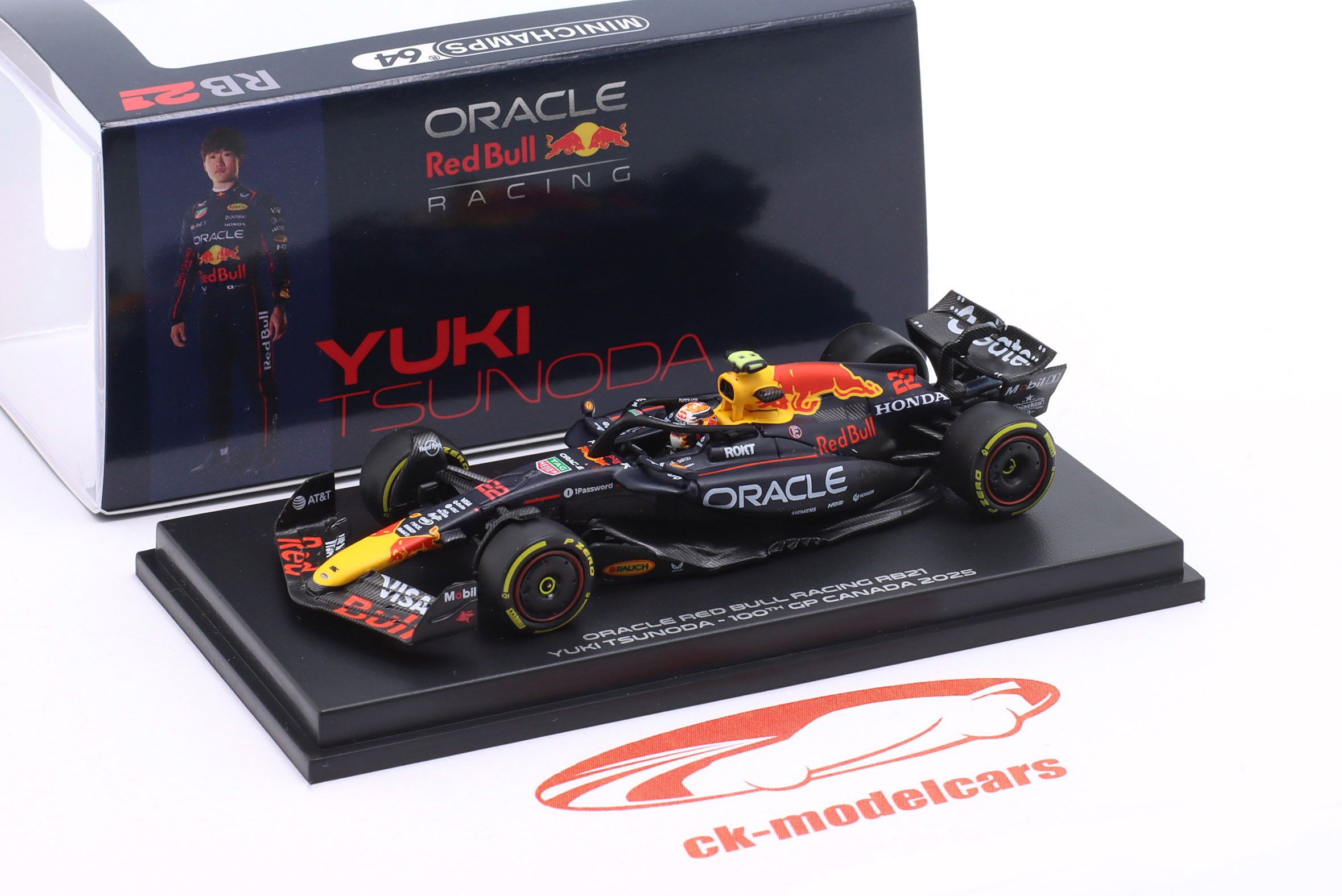 Minichamps 1:64 Yuki Tsunoda Red Bull RB21 #22 Canada GP Formula 1