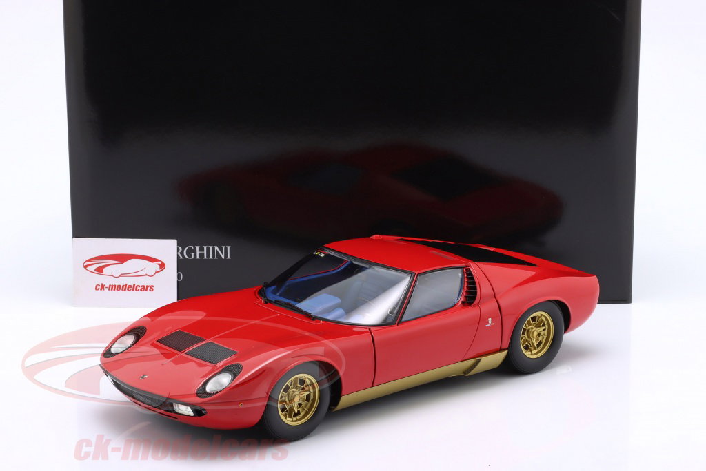 Kyosho 1:12 Lamborghini Miura P400 Year of construction 1968 red