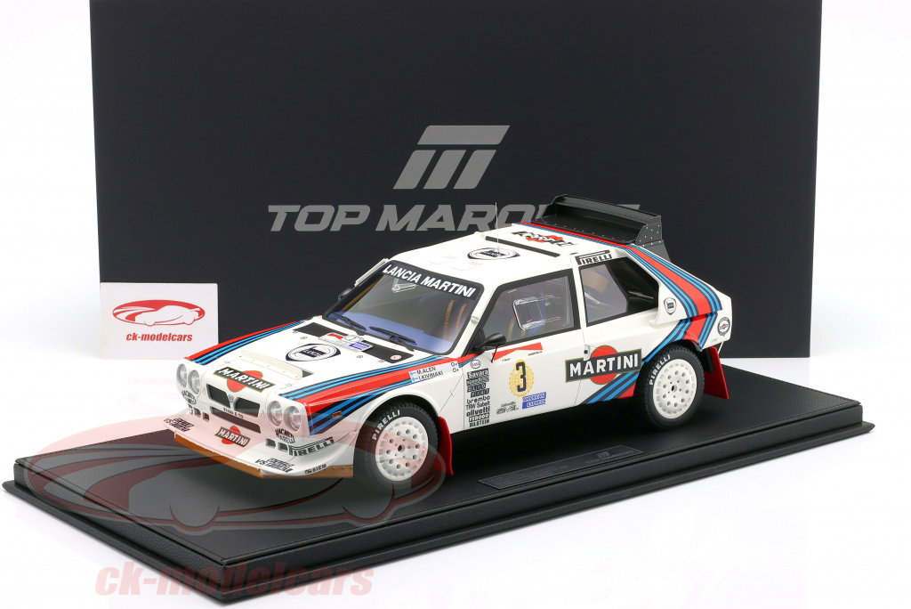 TopMarques 1:12 Lancia Delta S4 #3 2nd Rallye Argentina 1986 Alen