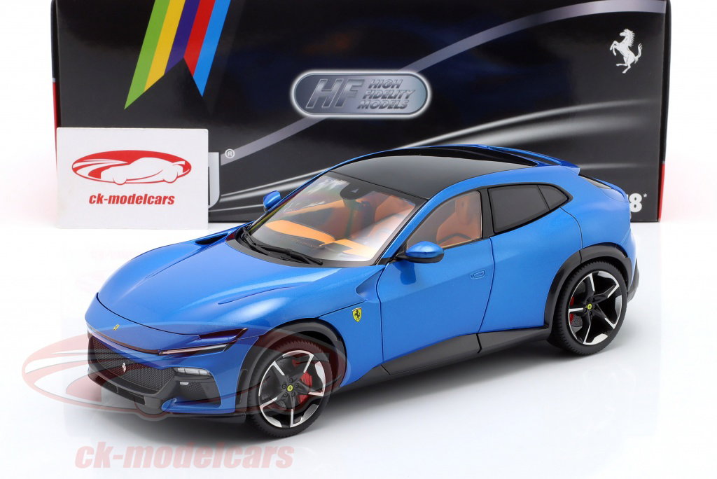 Polistil 1:18 Ferrari Purosangue year 2022 corsa blue 18FE02022-WB