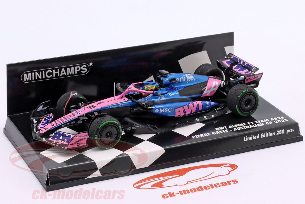 Minichamps 1:43 Pierre Gasly Alpine A525 #10 Australische GP