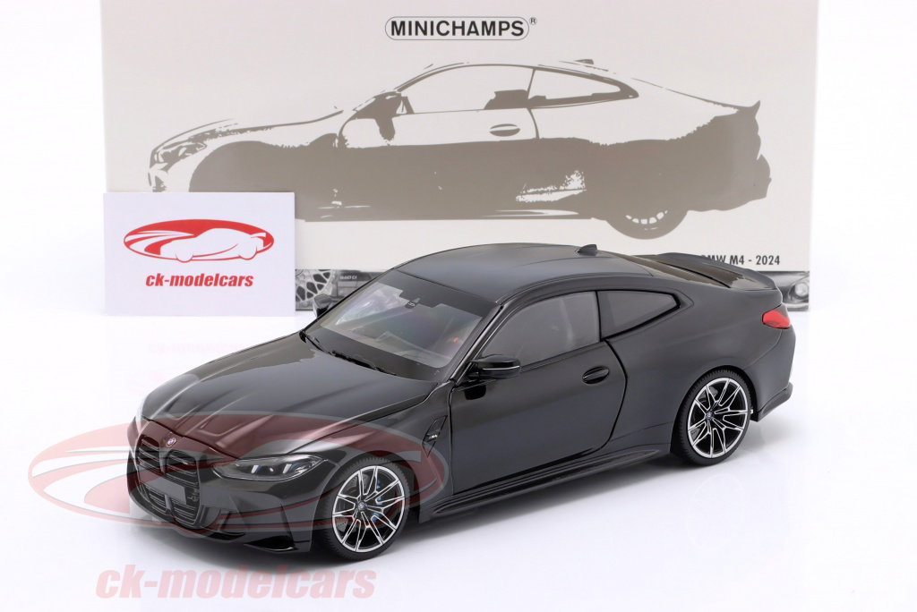 Minichamps 1:18 BMW M4 (G82) 建設年 2024 黒 メタリック 110020141