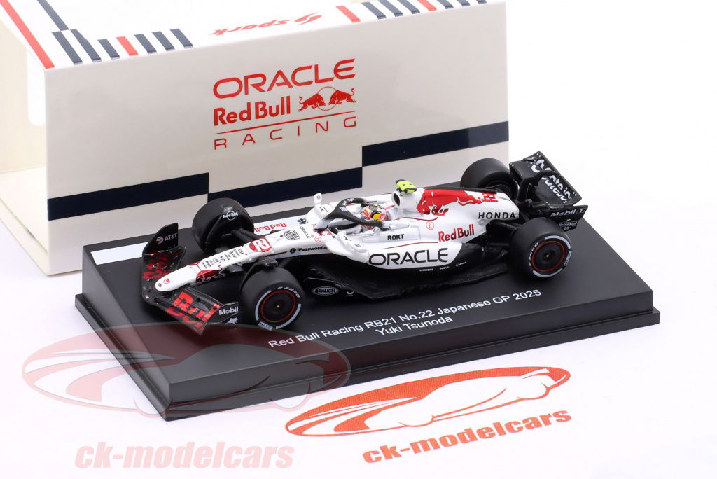 Spark 1:64 Yuki Tsunoda Red Bull RB21 #22 Japan GP Formula 1 2025