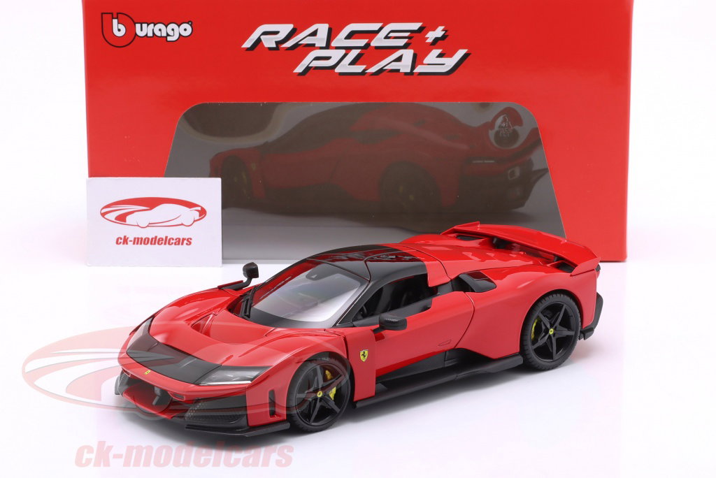 Bburago 1:18 Ferrari F80 Ano de construção 2024 vermelho 18-16022