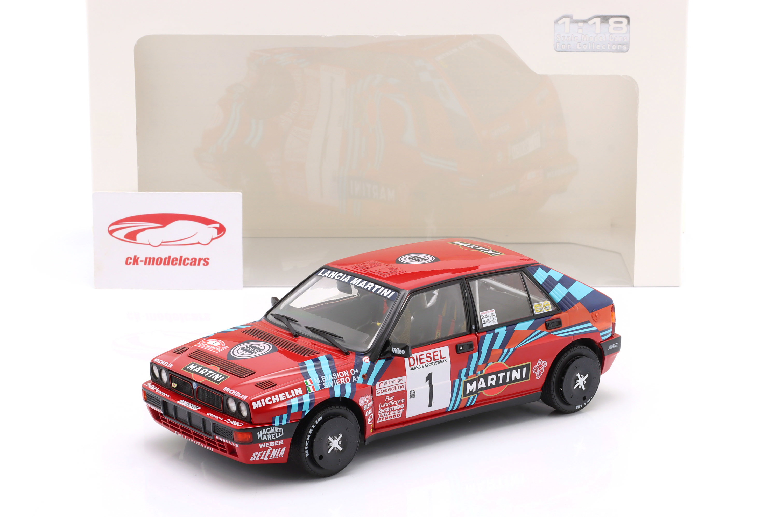 Solido 1:18 Lancia Delta HF Integrale #1 Winner Rallye SanRemo