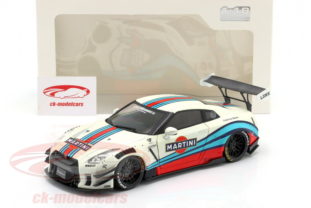 Solido 1:18 Nissan GT-R (R35) LBWK Bodykit Type 2.0 2024 Martini