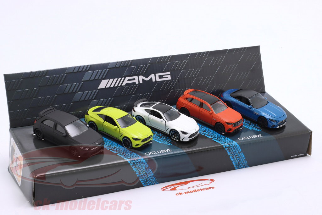 Majorette 1:64 5-Car Set Mercedes-Benz AMG 8502105000 モデル 車