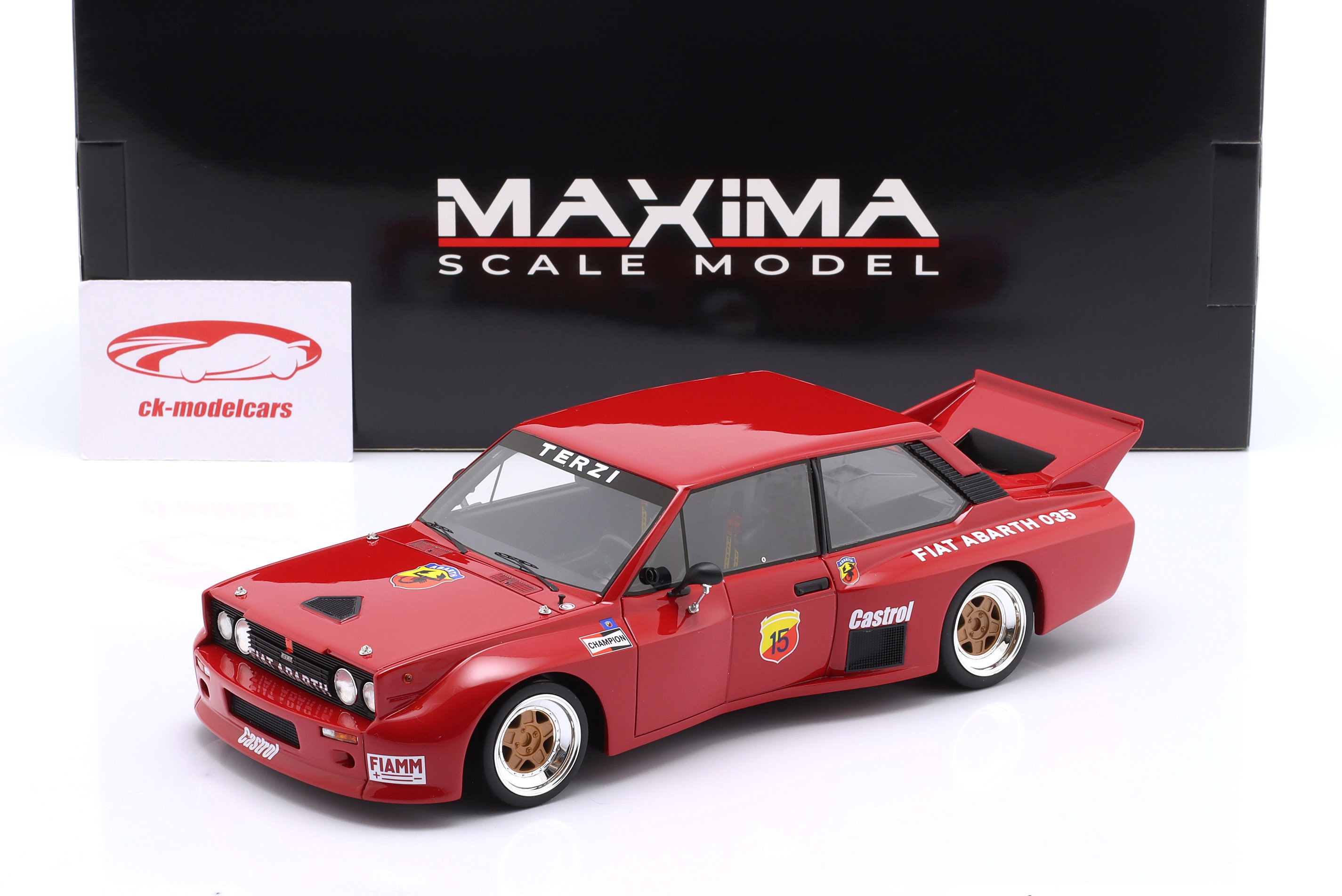 ARENA MODELS フィアット131 ABARTH 当時物貴重 MAXIMA MAX005000 Scale 1/18 | ABARTH FIAT 131 ABARTH SE035 TURBO
