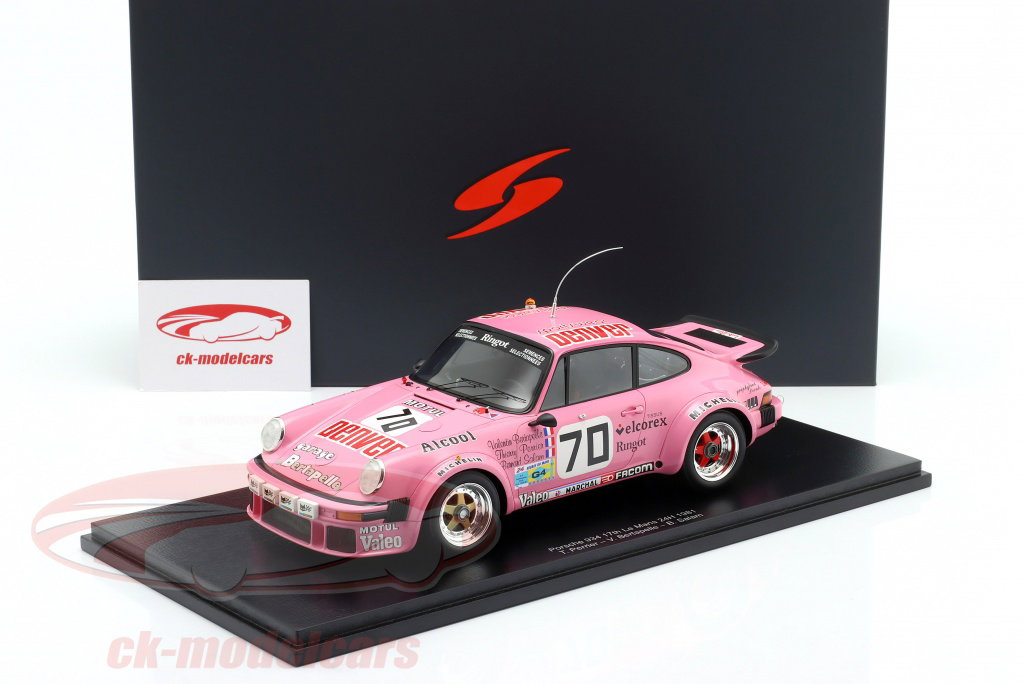 No Spark Porsche 934 N°80 JPS - 24h Du Mans 1980 - Miniature 1/43 Neuve