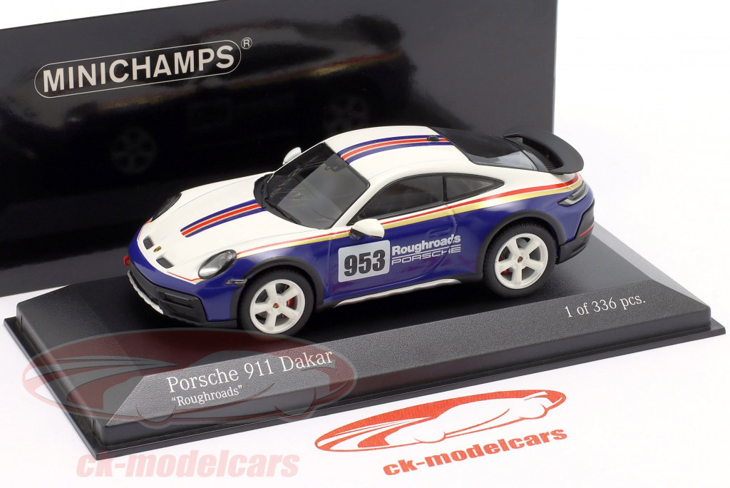 Minichamps 1:43 Porsche 911 (992) Dakar #953 Roughroads Design