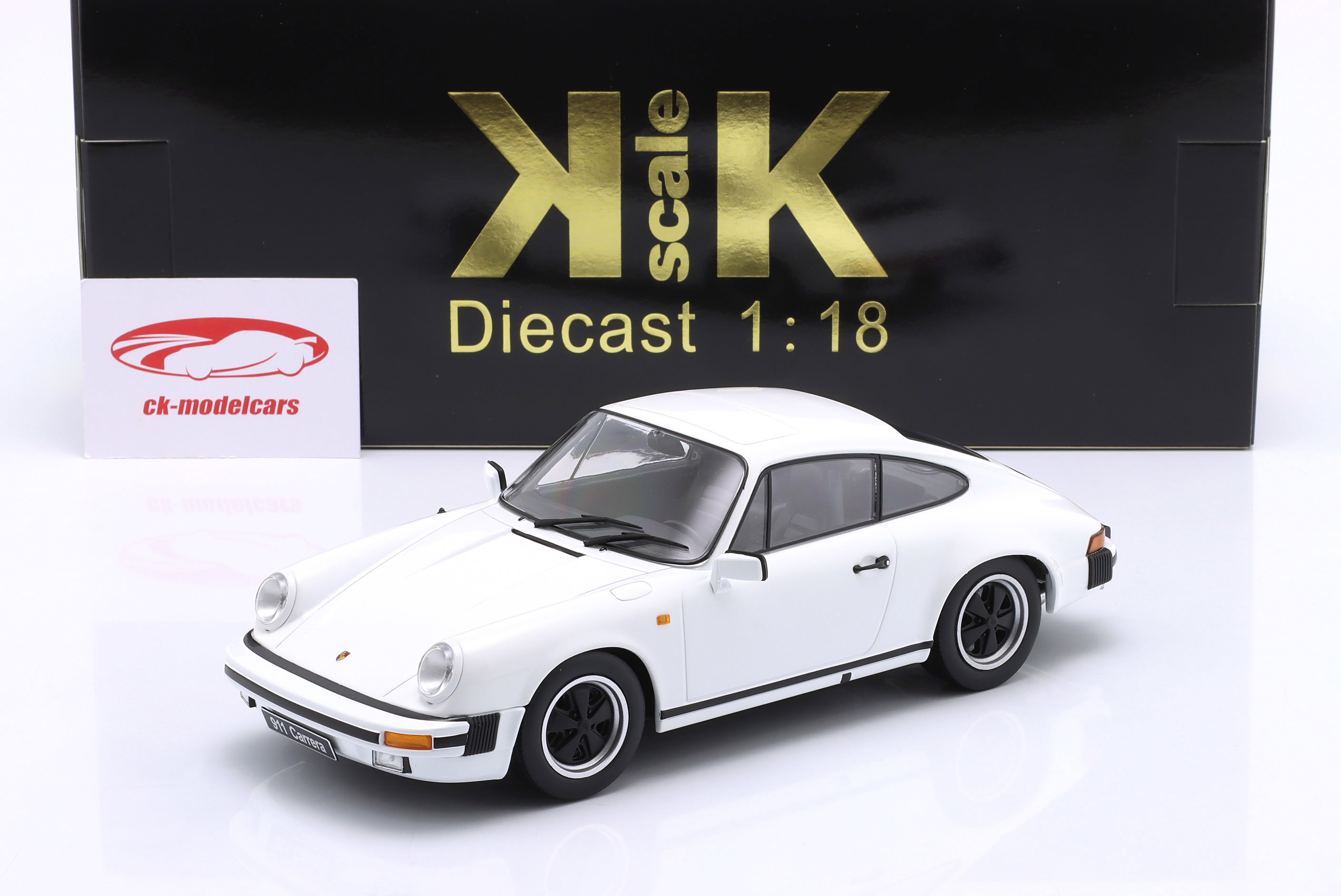 KK-Scale 1:18 Porsche 911 Carrera Coupe 建設年 1983 白 KKDC180663