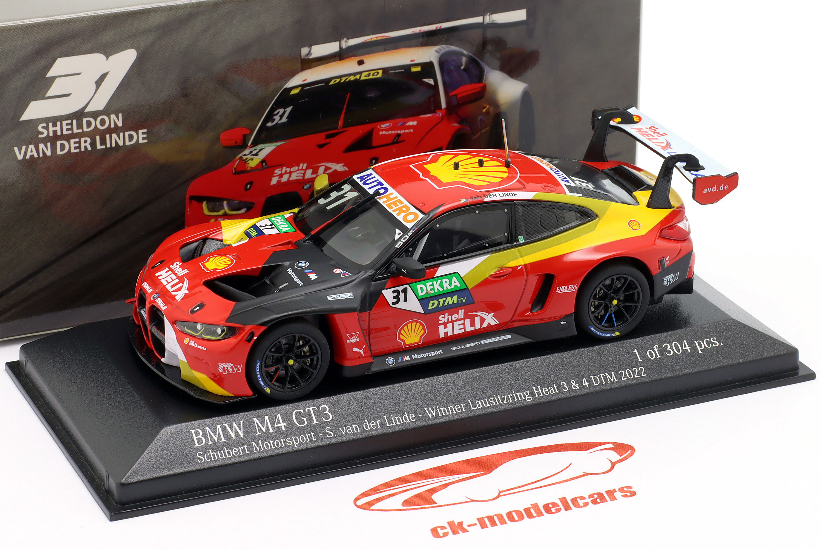 Minichamps 1:43 BMW M4 GT3 #31 DTM チャンピオン 2022 Sheldon van