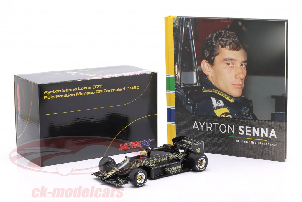 Ayrton Senna Lotus ミニカー 1:18 WERK83 1:18 Ayrton Senna Lotus 97T #12 Mónaco GP fórmula 1 1985 +