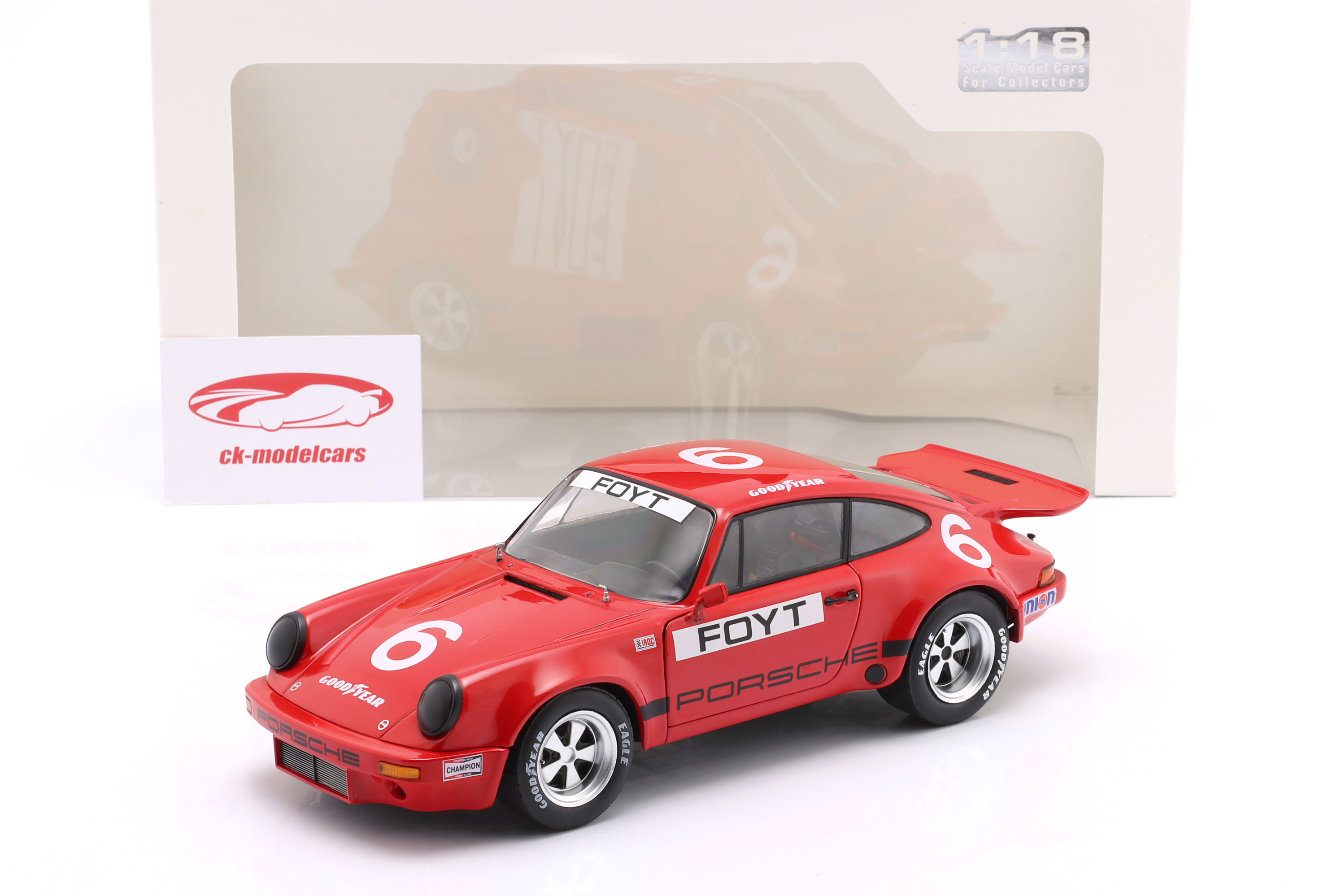 Solido 1:18 Porsche 911 Carrera RS 3.0 #6 IROC Daytona 1974 A.J.