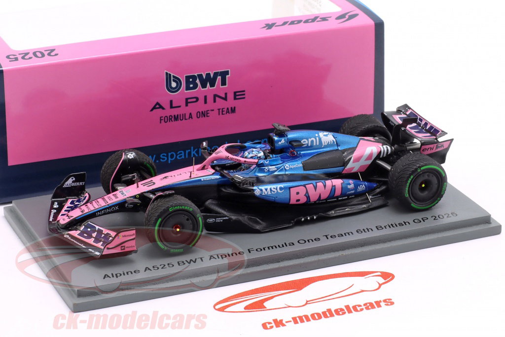 Spark 1:43 Pierre Gasly Alpine A525 #10 6番目 イギリス GP 式 1