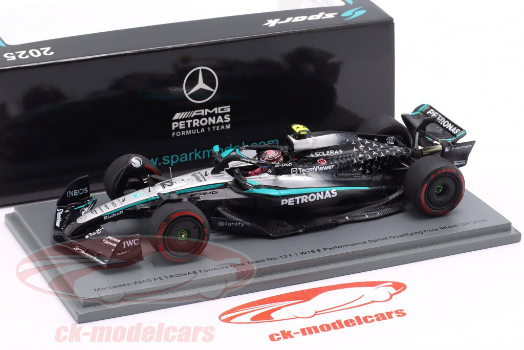 Spark 1:43 Kimi Antonelli Mercedes-AMG W16 #12 Miami GP Formula 1