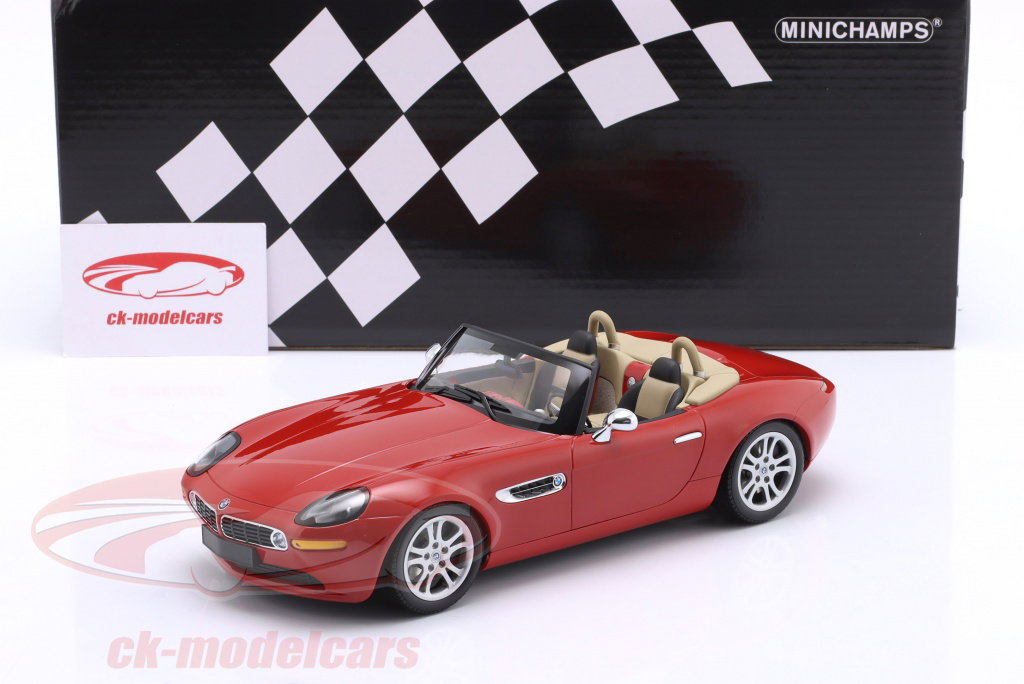 f*r様 MINICHAMPS 赤 スポーツカー 1/18 Minichamps 1:18 BMW Z8 Roadster 建設年 2000 赤 155024230 モデル 車
