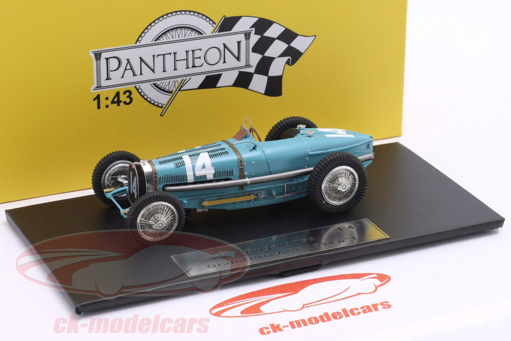 Momaco 1:43 Tazio Nuvolari Bugatti T59 #14 French GP (ACF GP) 1934